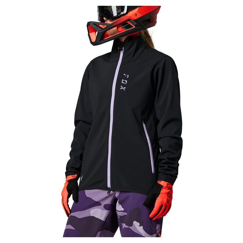 KURTKA FOX LADY RANGER FIRE BLACK/PURPLE  ENDURO CROSS