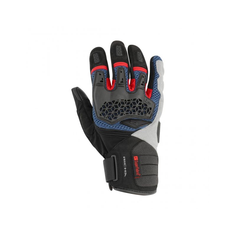 RĘKAWICE RICHA RICHA RĘKAWICE / GLOVES BOGOTA BLACK/BLUE/RED