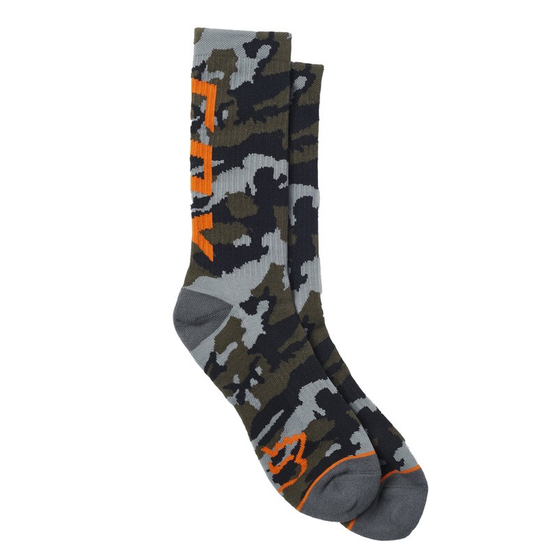 SKARPETY FOX CAMO CUSHIONED CREW CAMO  ENDURO CROSS