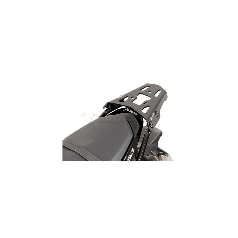 STELAŻ POD PŁYTĘ MONTAŻOWĄ KUFRA ALU-RACK SW-MOTECH SUZUKI GSR 750 (11-16), BLACK