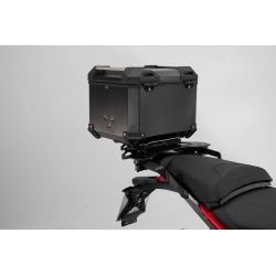 ZESTAW KUFRA CENTRALNEGO TRAX ADV SW-MOTECH MOTO GUZZI V85 TT (19-), BLACK 38L