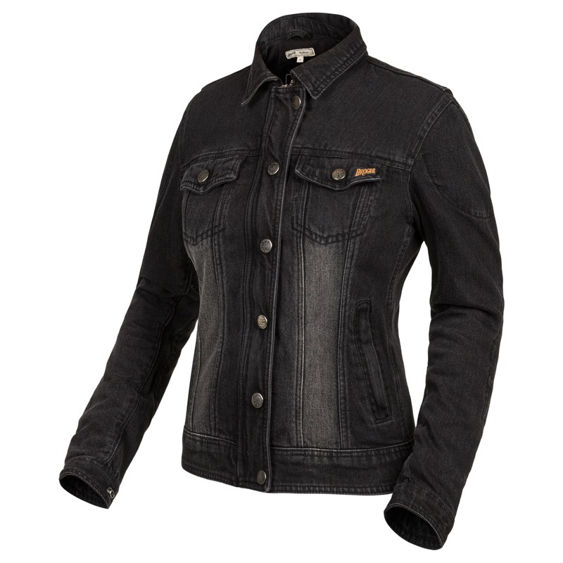 KURTKA JEANS BROGER FLORIDA LADY WASHED BLACK 