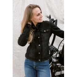 KURTKA JEANS BROGER FLORIDA LADY WASHED BLACK 