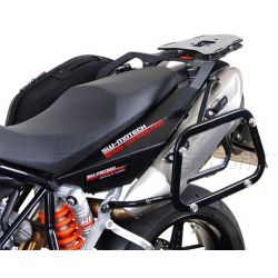 ZESTAW ADAPTERÓW NA STELAŻ EVO NA KUFRY BOCZNE AERO, SW-MOTECH BLACK