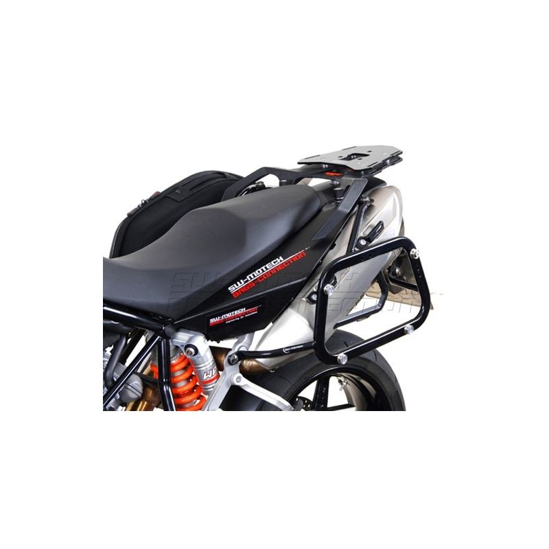 ZESTAW ADAPTERÓW NA STELAŻ EVO NA KUFRY BOCZNE AERO, SW-MOTECH BLACK