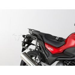 ZESTAW KUFRÓW BOCZNYCH TRAX ADV I STELAŻY SW-MOTECH HONDA NC700 S/X, NC750 S/X, BLACK 37/37L