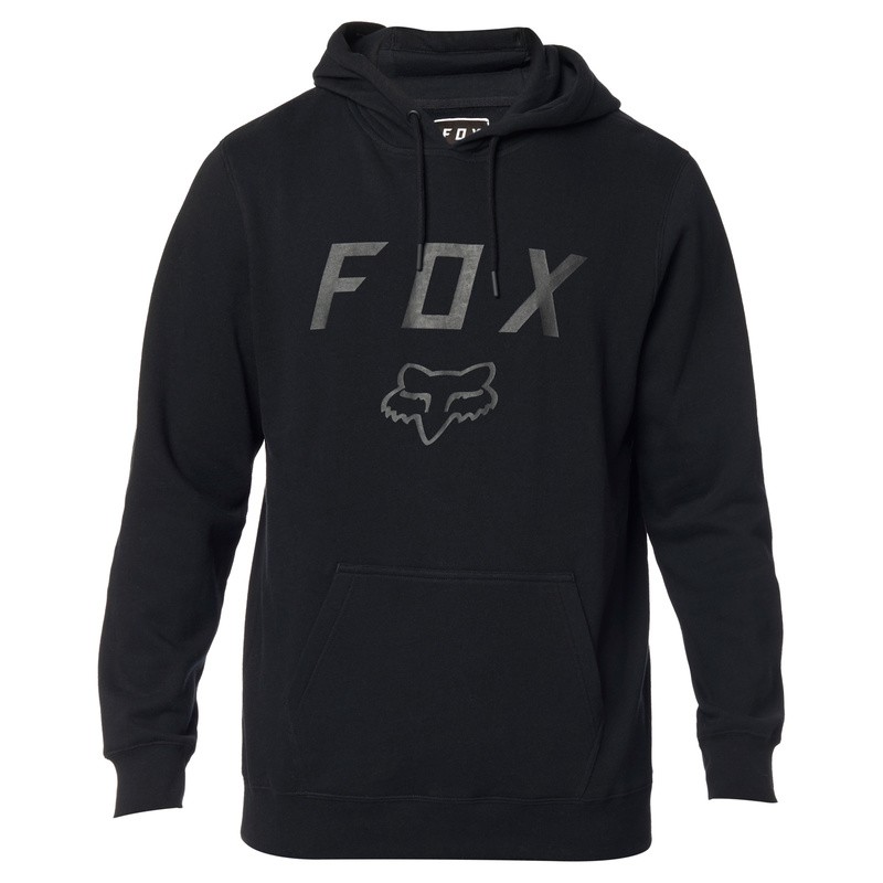 BLUZA Z KAPTUREM FOX LEGACY MOTH BLACK/BLACK  ENDURO CROSS
