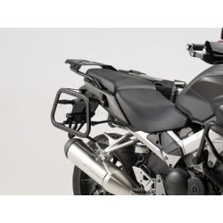 ZESTAW KUFRÓW BOCZNYCH TRAX ADV I STELAŻY SW-MOTECH HONDA VFR800X CROSSRUNNER (15-), BLACK 37/37L
