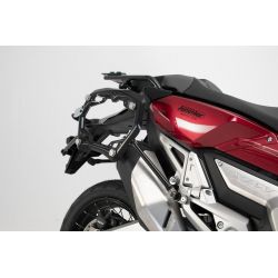 ZESTAW KUFRÓW BOCZNYCH TRAX ADV I STELAŻY SW-MOTECH HONDA X-ADV (16-), SILVER 37/37L