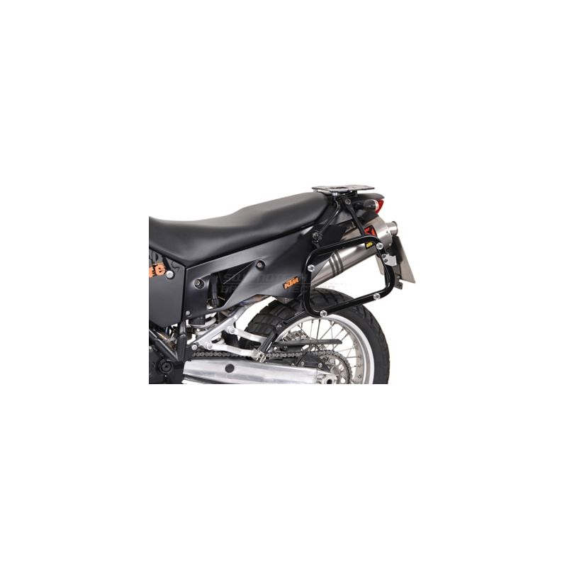 STELAŻ EVO NA KUFRY BOCZNE SW-MOTECH KTM LC8 950/990 ADVENTURE, BLACK