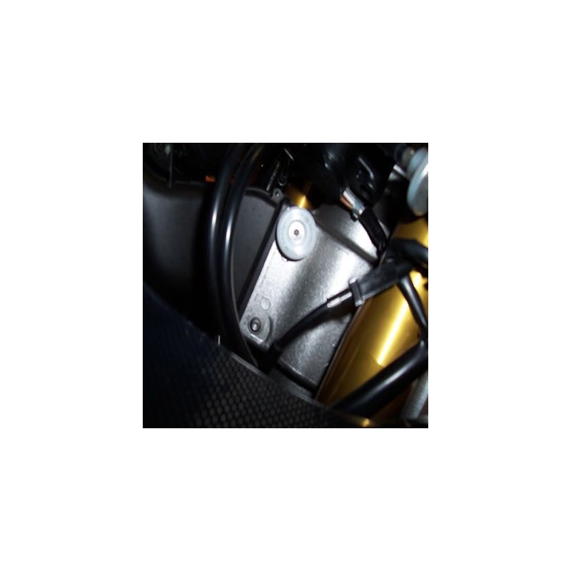 ODBOJNIKI KIEROWNICY RG RACING ZX10-R 04-05 & 08 / ZX636 03-04 WHITE