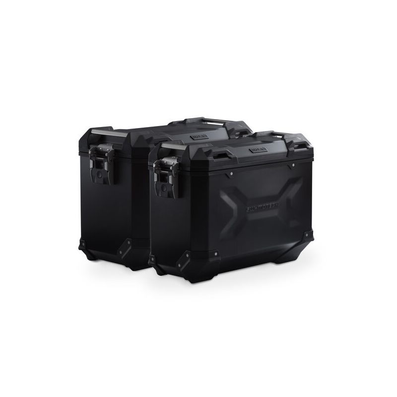 ZESTAW KUFRÓW BOCZNYCH  I STELAŻY SW-MOTECH TRAX ADV 45/37 L. 790 ADV/R, 890 ADV/R, 890 SM T BLACK