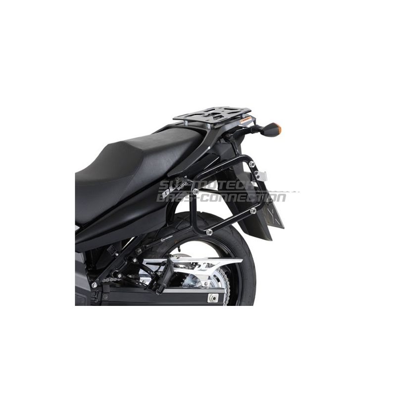 STELAŻ EVO NA KUFRY BOCZNE SW-MOTECH SUZUKI DL 650 V-STROM (04-10), BLACK