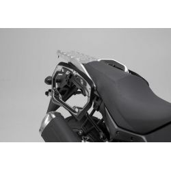 ZESTAW KUFRÓW BOCZNYCH TRAX ADV I STELAŻY SW-MOTECH SUZUKI DL 650 (17-), BLACK 37/37L