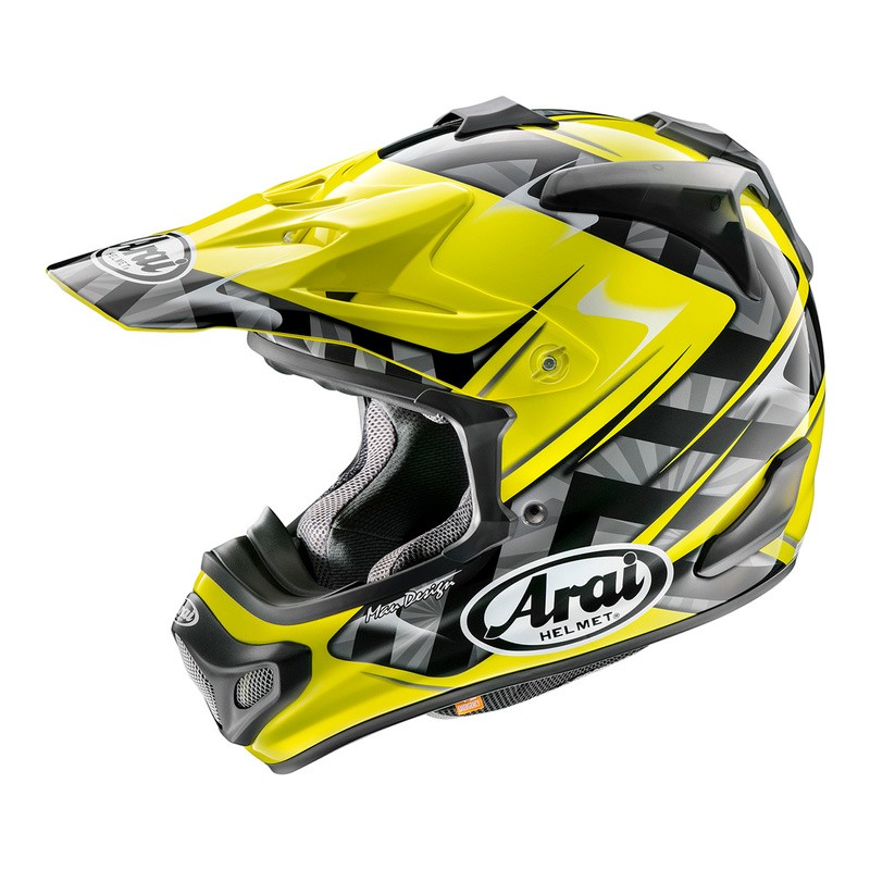 KASK ARAI MX-V SCOOP YELLOW  
