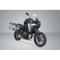 ZESTAW KUFRÓW BOCZNYCH TRAX ADV YAMAHA MT-07 TRACER (16-) SILVER 37/37 L.