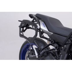 ZESTAW KUFRÓW BOCZNYCH TRAX ADV YAMAHA MT-07 TRACER (16-) SILVER 37/37 L.