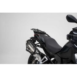 ZESTAW KUFRÓW BOCZNYCH TRAX ADV I STELAŻY SW-MOTECH MT-09 TRACER/TRACER 900GT (18-), SILVER 37/37L