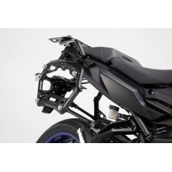 ZESTAW KUFRÓW BOCZNYCH TRAX ADV I STELAŻY SW-MOTECH MT-09 TRACER/TRACER 900GT (18-), BLACK 45/45L