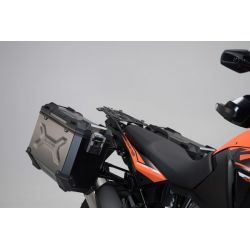 ZESTAW KUFRÓW BOCZNYCH TRAX ADV I STELAŻY SW-MOTECH R1200GS LC/ADV/RALLYE, R1250GS, BLACK 45/37L