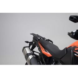 ZESTAW KUFRÓW BOCZNYCH TRAX ADV I STELAŻY SW-MOTECH R1200GS LC/ADV/RALLYE, R1250GS, SILVER 45/37L