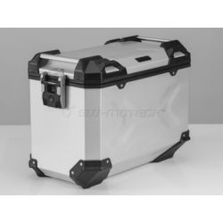 ZESTAW KUFRÓW BOCZNYCH TRAX ADV I STELAŻY SW-MOTECH BMW F 800 R (09-)/F 800 GT (12-), SILVER 37/45L