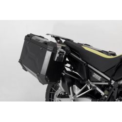 ZESTAW KUFRÓW BOCZNYCH TRAX ADV I STELAŻY SW-MOTECH DUCATI MULTISTRADA V4 (20-)US MODEL BLACK 37/37L
