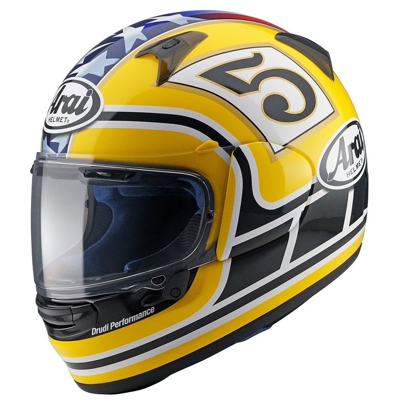 KASK ARAI PROFILE-V EDWARDS LEGEND YELLOW 