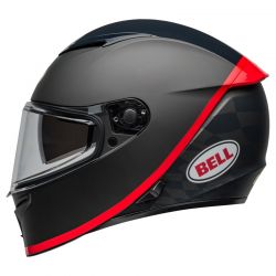 KASK BELL LITHIUM MIPS ECE6 HRTLCK MATTE/GLOSS BLACK RED 