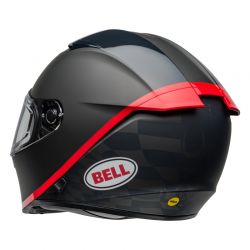 KASK BELL LITHIUM MIPS ECE6 HRTLCK MATTE/GLOSS BLACK RED 