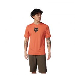 KOSZULKA ROWEROWA FOX RANGER LAB HEAD ATOMIC ORANGE  ENDURO CROSS