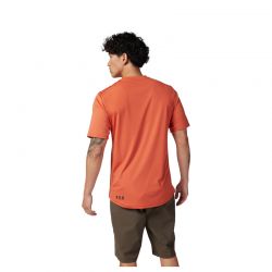 KOSZULKA ROWEROWA FOX RANGER LAB HEAD ATOMIC ORANGE  ENDURO CROSS