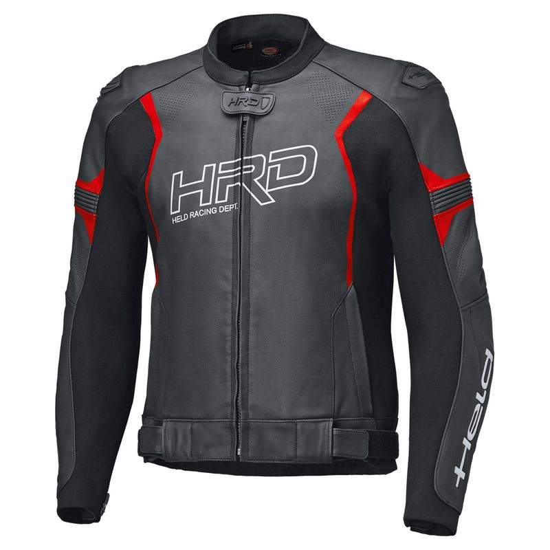 KURTKA SKÓRZANA HELD STREET ROCKET IV BLACK/FLUO RED 