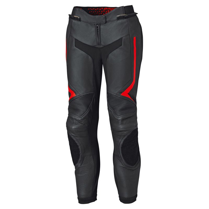 SPODNIE SKÓRZANE HELD LADY STREET ROCKET IV BLACK/FLUO RED 36