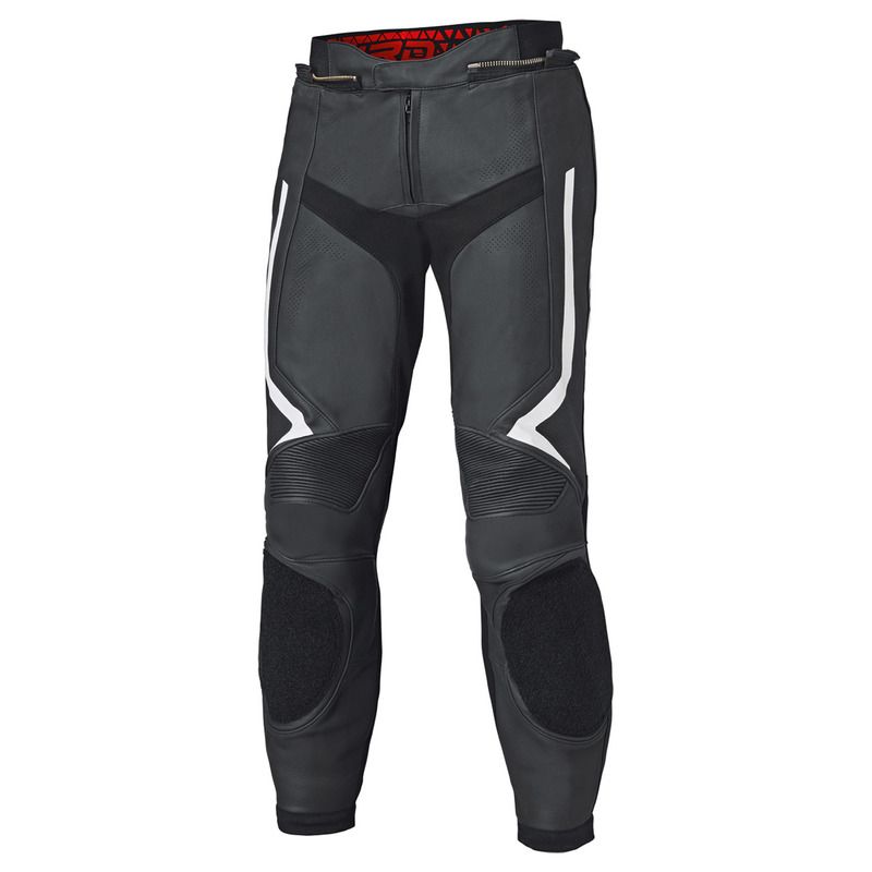 SPODNIE SKÓRZANE HELD STREET ROCKET IV BLACK/WHITE STOCKY 