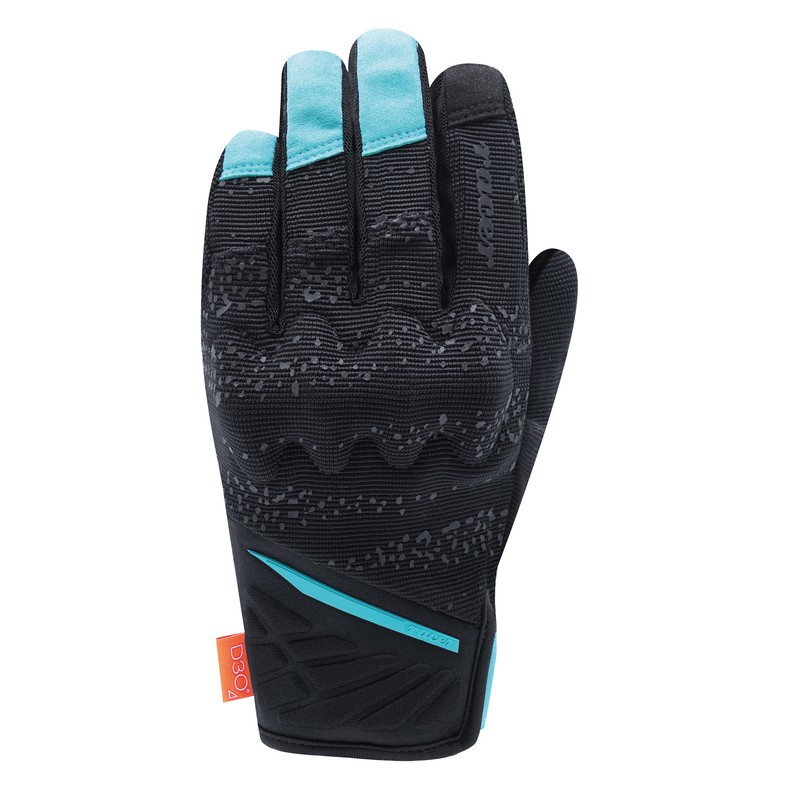 RĘKAWICE TEKSTYLNE RACER LADY ROCA 2 F BLACK/TURQUOISE 