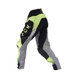 SPODNIE FOX JUNIOR 180 LEAN FLUO YELLOW  ENDURO CROSS