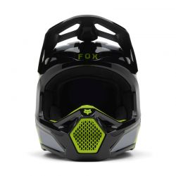KASK FOX JUNIOR V1 LEAN GREY/YELLOW  ENDURO CROSS
