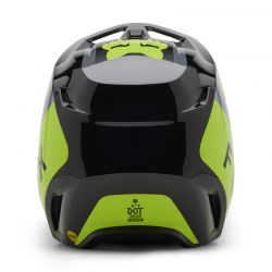 KASK FOX JUNIOR V1 LEAN GREY/YELLOW  ENDURO CROSS