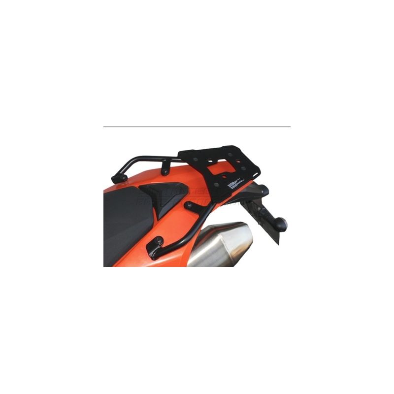 STELAŻ POD PŁYTĘ MONTAŻOWĄ KUFRA ALU-RACK SW-MOTECH KTM LC4 690 ENDURO (07-18), BLACK