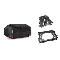 ZESTAW TORBA TYLNA I STELAŻ SW-MOTECH RACKPACK HONDA CB650F/CBR650F (14-) BLACK/GREY 42L