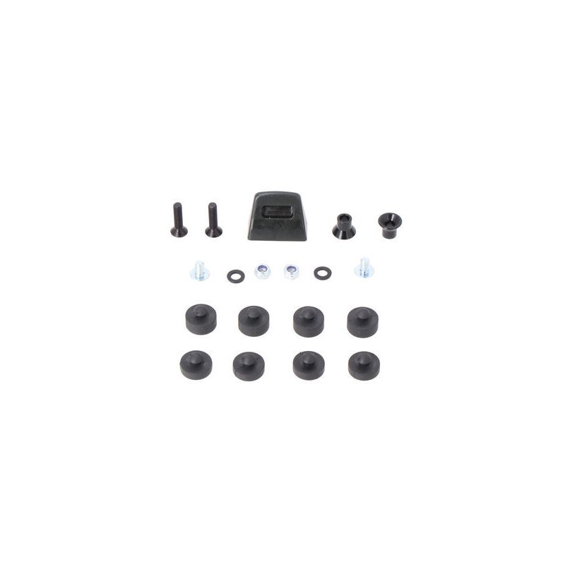 ZESTAW ADAPTERÓW NA STELAŻ STEEL-RACK DO KUFRA CENTRALNEGO GIVI MONOKEY SW-MOTECH BLACK