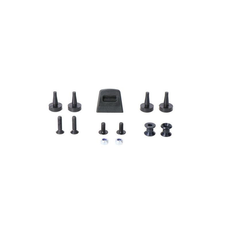 ZESTAW ADAPTERÓW DO ADVENTURE-RACK POD KUFER CENTRALNY GIVI KAPPA MONOKEY SW-MOTECH BLACK