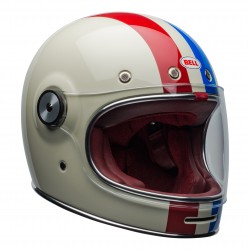 KASK BELL BULLITT COMMAND VINTAGE WHITE/OXBLOOD/BLUE 