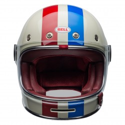 KASK BELL BULLITT COMMAND VINTAGE WHITE/OXBLOOD/BLUE 
