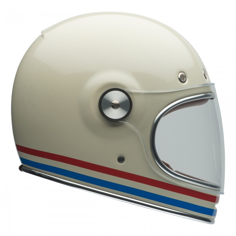 KASK BELL BULLITT STRIPES PEARL WHITE/OXBLOOD/BLUE 