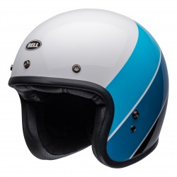 KASK BELL CUSTOM 500 RIF WHITE/BLUE 