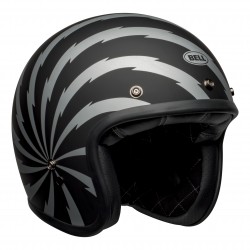 KASK BELL CUSTOM 500 VERTIGO BLACK/SILVER 
