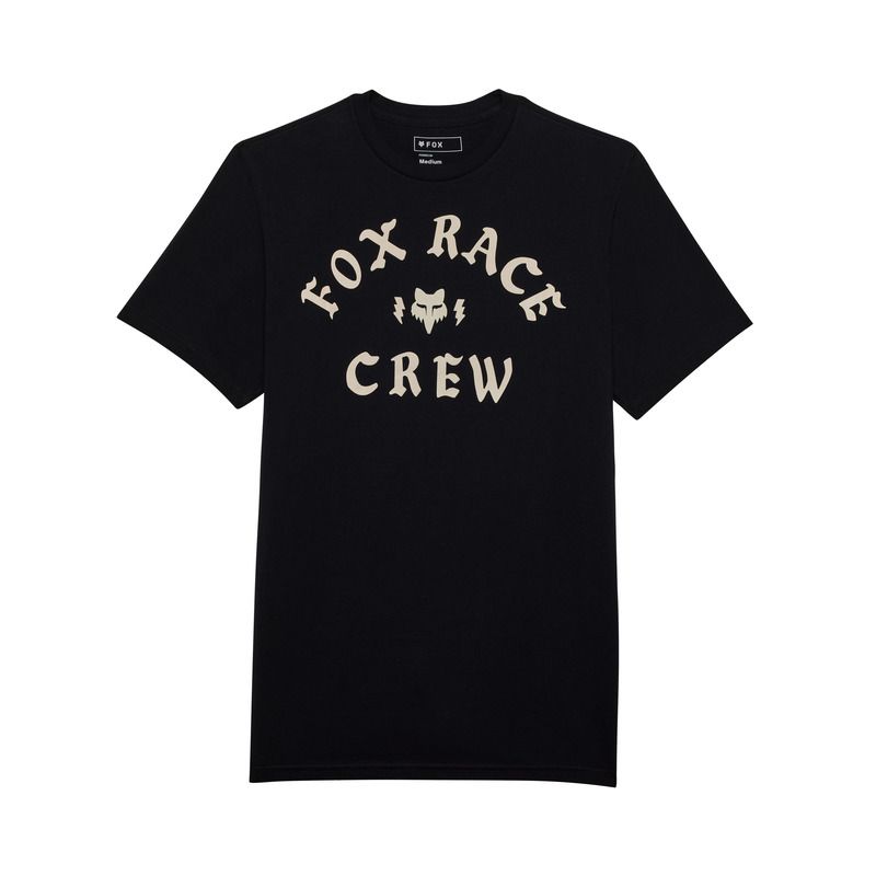 T-SHIRT FOX RACE CREW PREM BLACK  ENDURO CROSS
