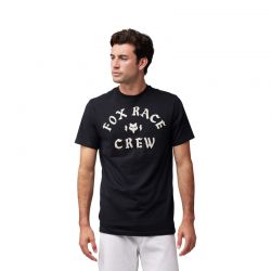 T-SHIRT FOX RACE CREW PREM BLACK  ENDURO CROSS